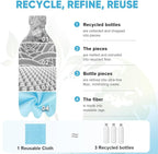 AIDEA Microfiber Cleaning Cloth Roll, Washable Shop Rags, Microfiber Towels - Image 3