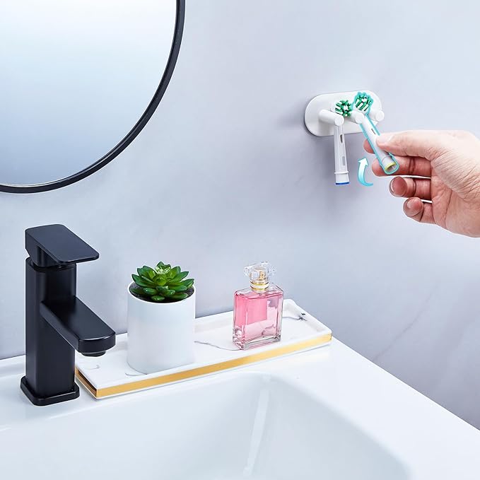 Electric Toothbrush Head Holder, Toothbrush Holders Wall Mounted, Adhesive - Image 8