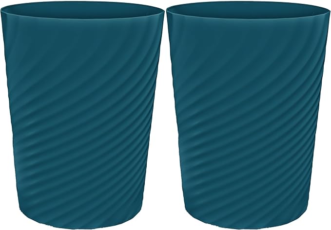 DAJITRE 1.8 Gallon Small Trash Can Wastebasket Recycling Bin Slim Profile by DAJITRE