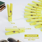 60PCS Baby Shower Clothespin Games Mini Clothes Pins 1.4 inch - Image 3
