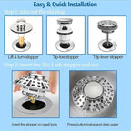 3-in-1 Bathtub Drain Stopper - Image 7
