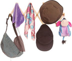 AMAPON Accordion Style Expandable Wall Wooden Coat Rack 13 Hooks Hang Hats - Image 7