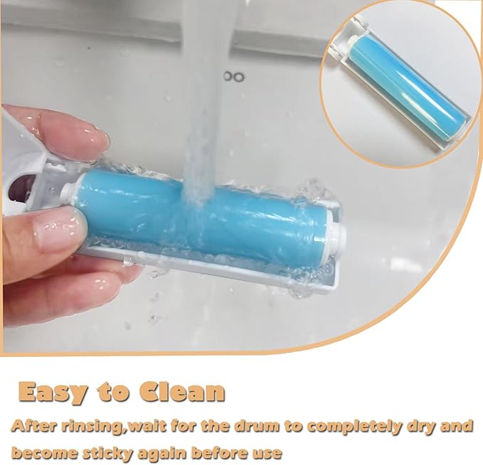 Mini Reusable Lint Roller for Travel, 8 Pack Washable Foldable Lint Remover - Image 5