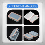 Heyiarbeit 2 x 18650 Battery Storage Case Holder Organizer Box Transparent 2Pcs - Image 7