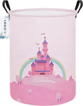 Laundry Hamper, Round Waterproof Storage Basket by ONOEV