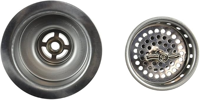 DANCO Twist Tight Kitchen Sink Strainer Assembly, 3-1/2 inch, Stainless Steel - Image 4