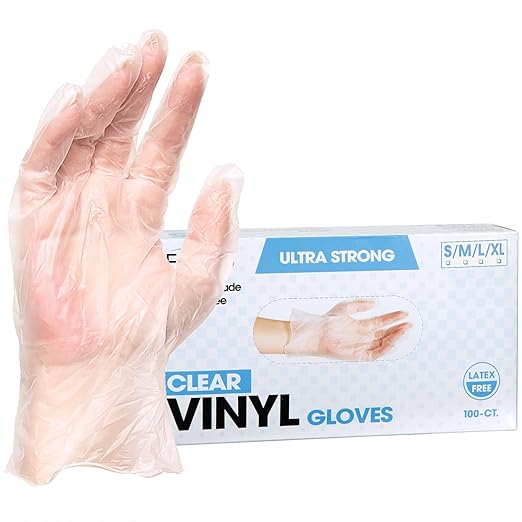 ForPro Disposable Vinyl Gloves, Industrial Grade, Powder-Free, Latex-Free by ForProProfessionalCollection