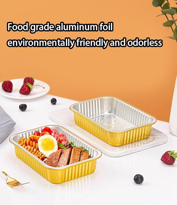 Aluminum foil baking Pans Heavy Duty 2LB Small foil pan 8.5"×6" 20pack - Image 5