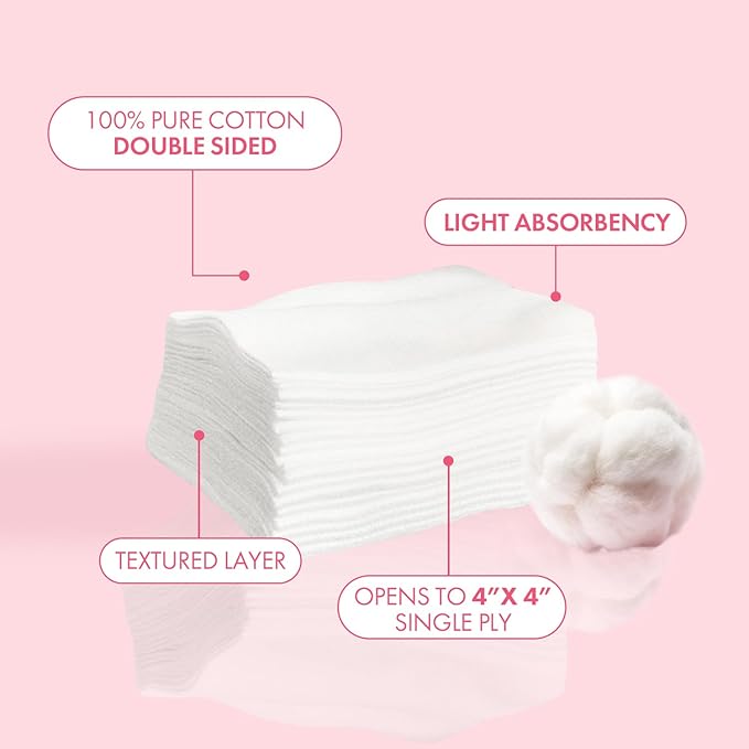 Intrinsics Petite Silken 2x2 Esthetic Wipes 2 Pack | 4-Ply Premium Lint-Free - Image 2