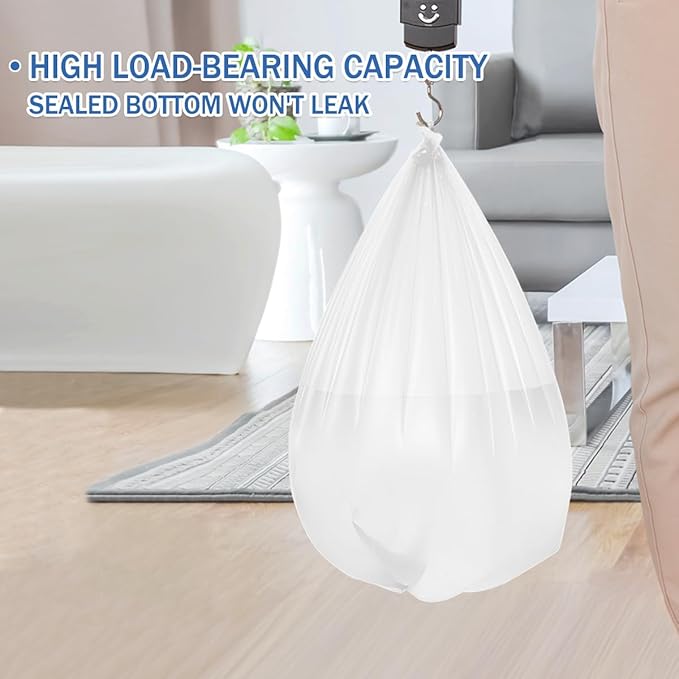 XUXRUS Bathroom Small Trash Bags 3 Gallon Garbage Bags - Image 2
