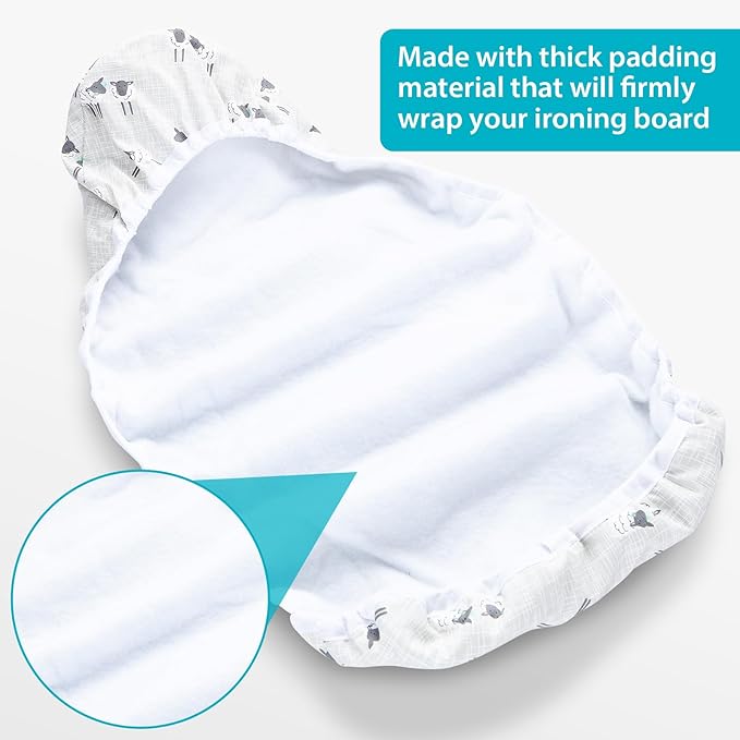 Seiritex Over The Door Ironing Board Cover 13 x 37 inch, Small Iron Board Cover - Image 5