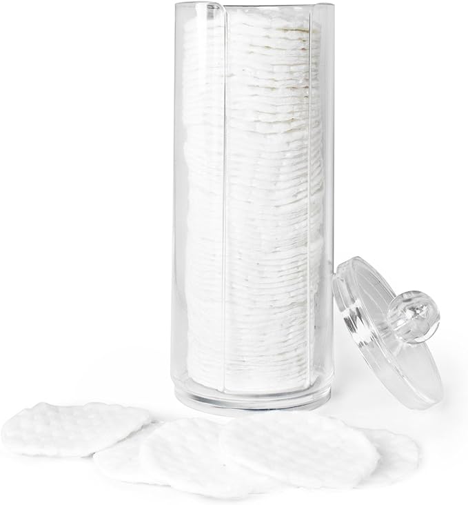 Super Z Outlet Cosmetic Cotton Pad Rounds Holder Makeup Removers Clear Acrylic by SuperZOutlet