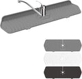 Sink Drain Mat Behind Faucet, Faucet Guard Draining Mat, 90° Foldable Tap by Kucucyle
