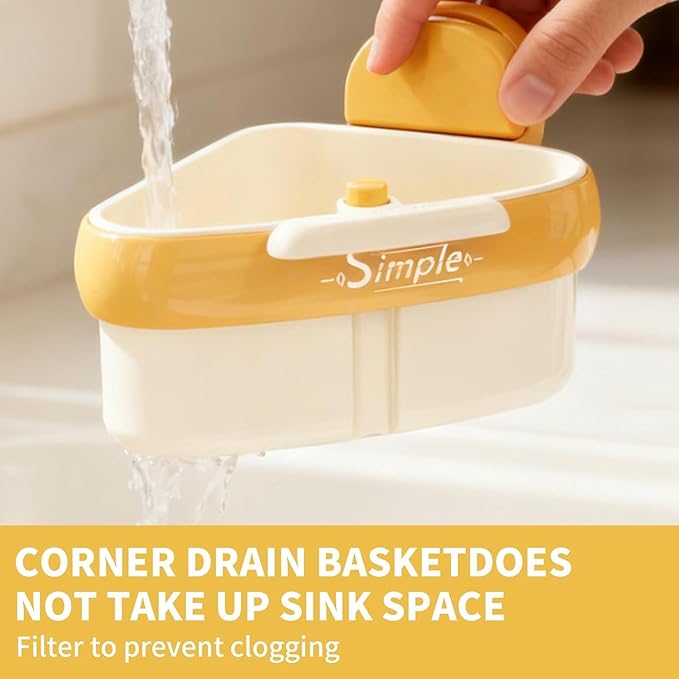 2026 New Suction Cup Sink Strainer | Corner Sink Strainer | Sinks Trash Food - Image 7