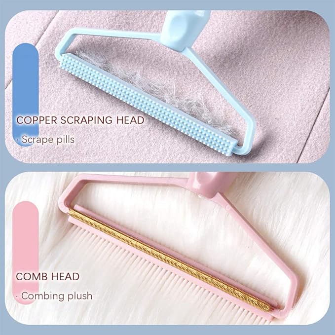 2 Pack Portable Lint Remover, Manual Fabric Shaver, Reusable Pet Hair Remover - Image 7
