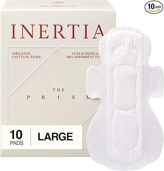 INERTIA The Prism White – Truly Organic Ultra Thin & Leak-Proof Organic Cotton by INERTIA