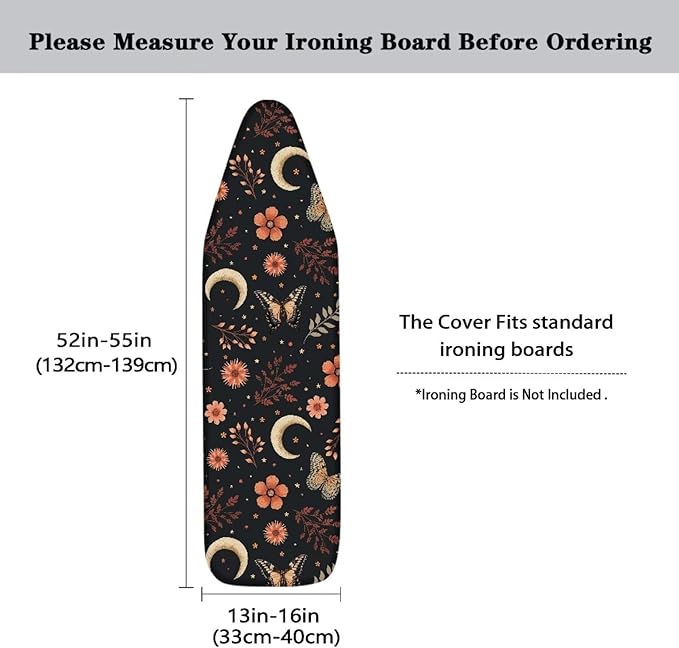 Floral Ironing Board Cover and Pad, 15x54 Inch Thick Padding Ironing Board - Image 5