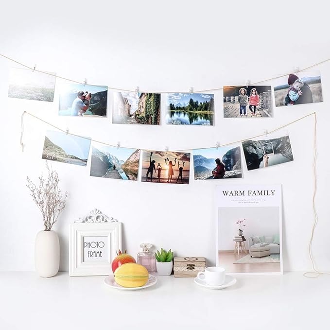 20pcs Photo Clip, 2.5cm Mini Clothes Pegs, Plastic Clothespins - Image 5