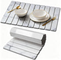 Stone Drying Mat for Kitchen Counter, Quick Diatomaceous Earth Mats for Dishes by Unknown
