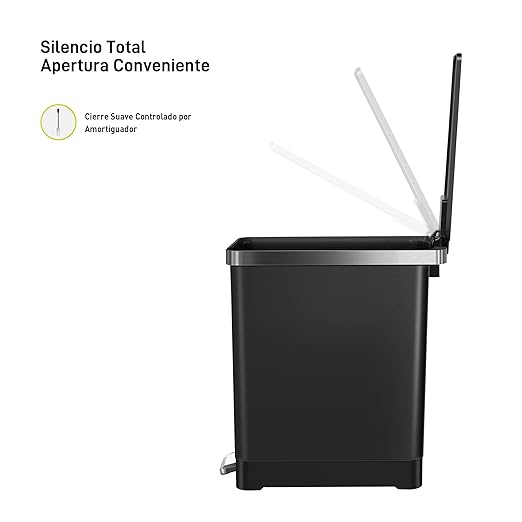 EKO | 10L Bathroom or Kitchen Waste Bin | Compact Trash Can - Image 4