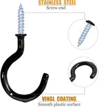 12 Pack Vinyl Coated Ceiling Hooks, Screw-in Mug Hooks - Image 2