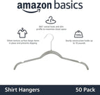 Amazon Basics Slim, Non-Slip Shirt Clothes Hangers - Image 2