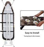 Brown Wood Ironing Board Cover 15x54 Inch Ironing Board Protector Daisy - Image 4