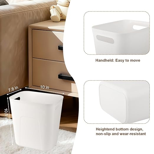 UUJOLY Small Bathroom Trash Can - Image 2