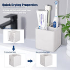 Diatomite Toothbrush Holders for Bathrooms, Electric Toothbrush and Toothpaste - Image 3