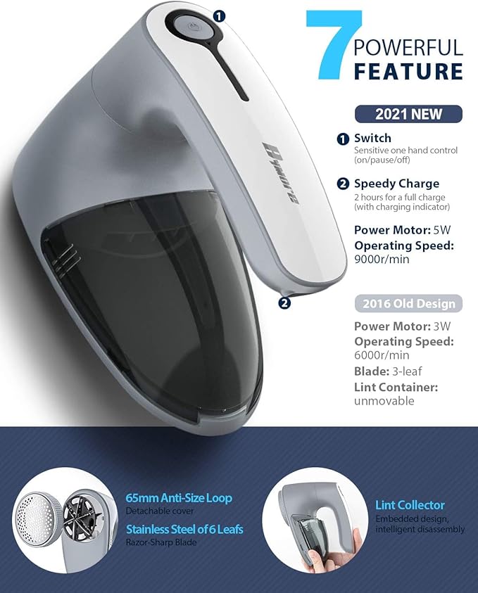 Bymore Fabric Shaver & Lint Shaver - Image 9
