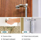48 Pack Hinge Pin Brushed Nickel Door Stopper, Adjustable Heavy Duty Hinge Pin - Image 5