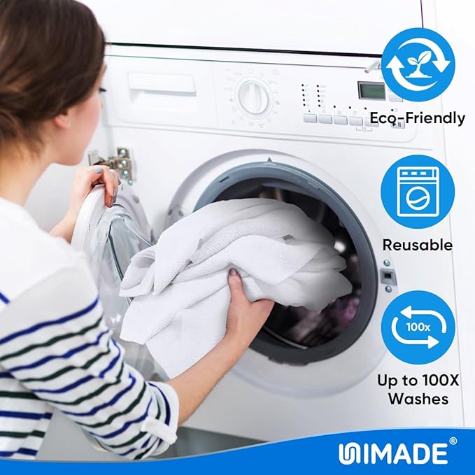 Microfiber Cleaning Cloth, 10 Pack Reusable Microfiber Towels - Image 6