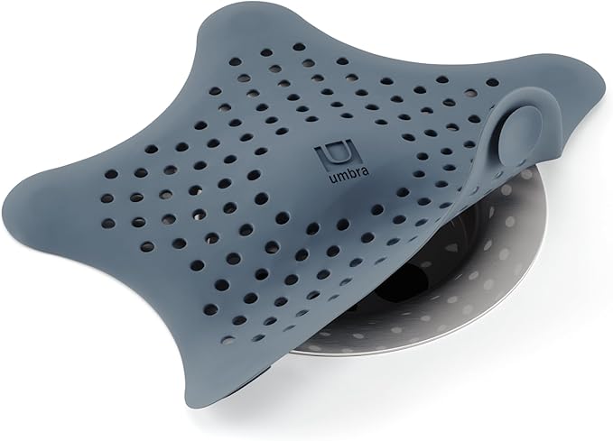 Umbra Starfish Hair Catcher, Fun Drain Cover Fits Most Standard Tub and Shower by Umbra