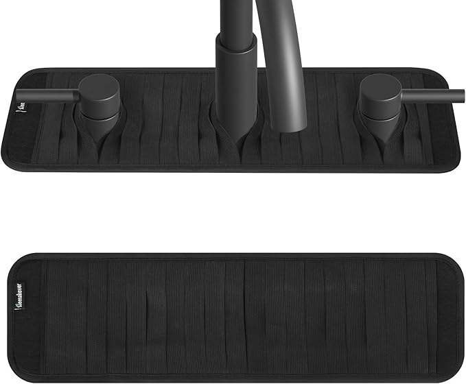 Faucet Mat for Bathroom Sink by Homakover