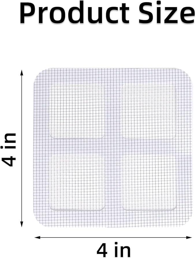 20 Pack Disposable Shower Drain Cover Hair Catcher 4" X 4" Shower Drain Mesh - Image 6