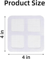 20 Pack Disposable Shower Drain Cover Hair Catcher 4" X 4" Shower Drain Mesh - Image 6