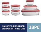 Anchor Hocking 16 Piece Glass Storage Containers - Image 7