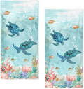 Sea Turtle Hand Towels Set of 2 by qiuhuang