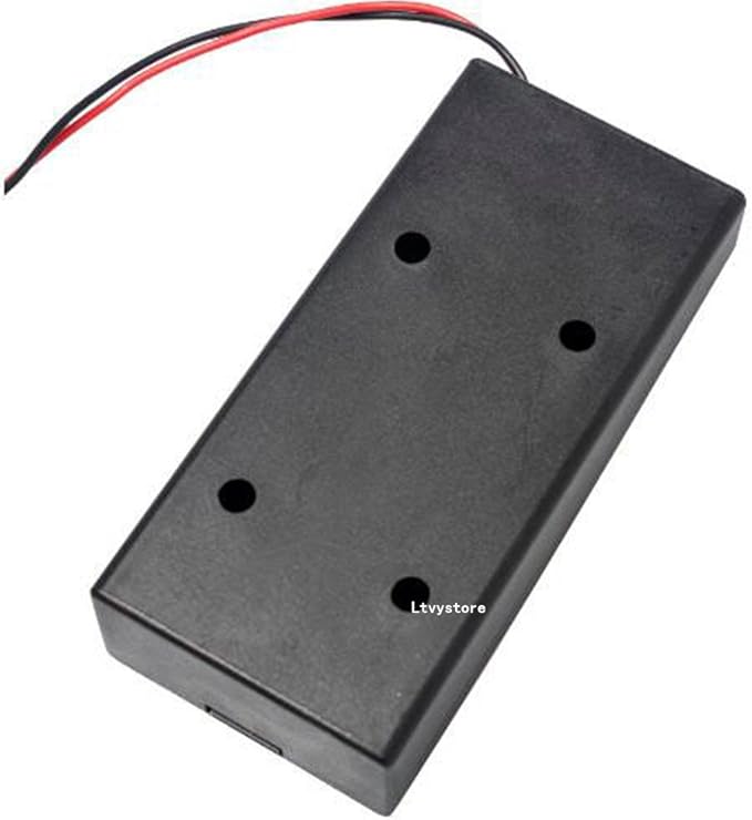 Plastic 18650 Battery Storage Case 2 Slots x 3.7V - Image 4
