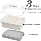 Lyellfe Plastic Dish Drying Rack, Bottle Dryer Holder - Image 3