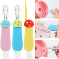 3 in 1 Multifunctional Lid Gap Cleaning Brush Set by EMVANV