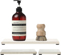 3PCS Bathroom Sink Vanity Trays, Quick Stone Drying Mat Dish Soap Dispenser by Razborci