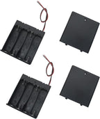 4 PCS 4 Slots AA Battery Holder Bundle by LBTODH