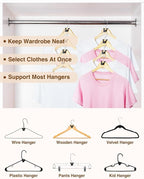 Smartor Clothes Hanger Connector Hooks 60 Pack, Closet Storage and Organization - Image 6