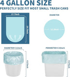 Magesh 105 Blue 4 Gallon Trash Bags - Image 6
