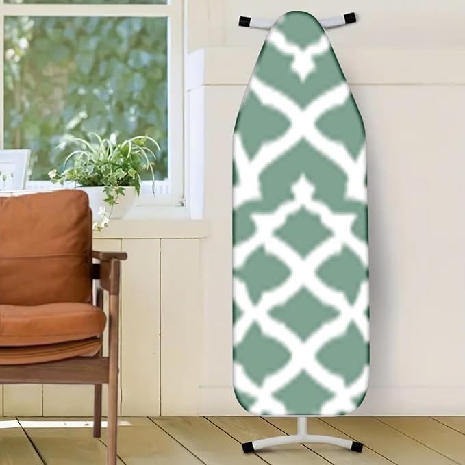 Nuxovilar Green Geometric Pattern Ironing Board Cover, 15 * 54inch, Fits Most - Image 2
