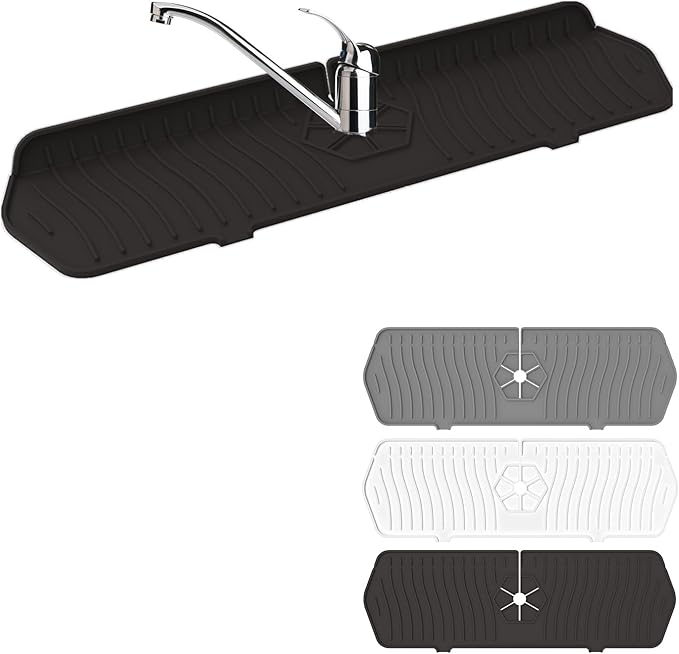 Faucet Guard - 90 Foldable Drain Mat by Kucucyle