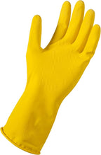 Soft Scrub Yellow Reusable Latex Household Glove - Image 2