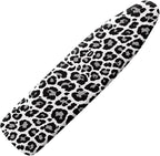 Black White Leopard Ironing Board Cover and Pad 15 X 54 Inch 3D Print Iron by Pzuqiu