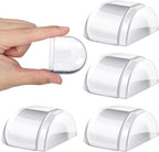 Qunclay 4 Pieces Floor Door Stopper No Drill Shower Door Stopper Self Adhesive by Qunclay